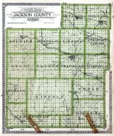 Jackson County Outline Map, Jackson County 1921